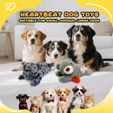 NPET Puppy Heartbeat Plush Dog Toy – Comforting Sleep Aid for Small, Medium & Large Dogs
