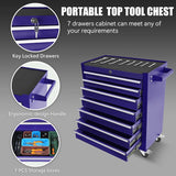 “Metal Rolling Tool Box with 5 Drawers – Heavy-Duty Tool Storage Cabinet with Wheels for Garage & Workshop”