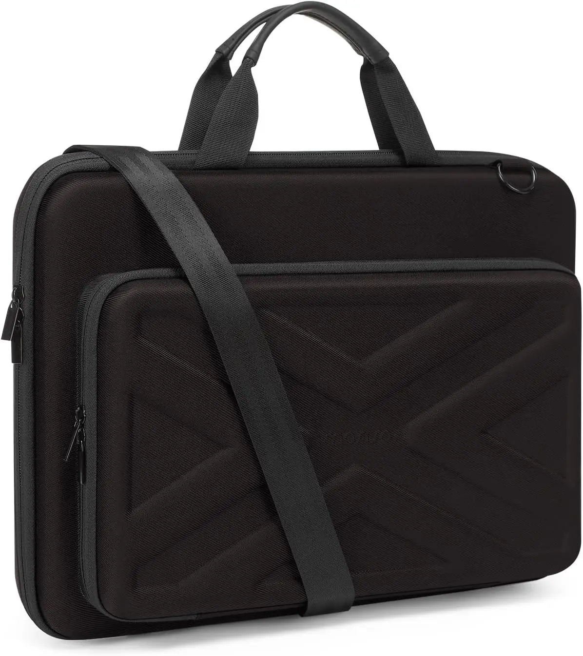Hard Shell Waterproof Laptop Shoulder Bag (13–17 Inch) – Shockproof Case for MacBook Air/Pro M1–M4, HP, Dell, Lenovo, ASUS
