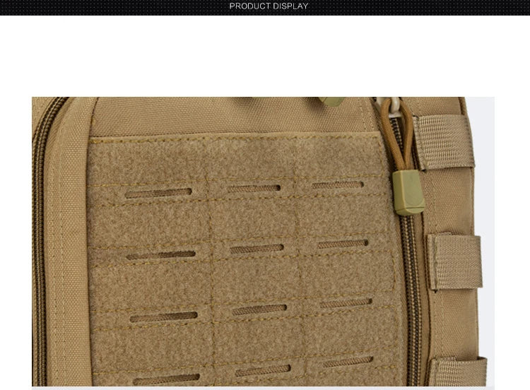 Tactical MOLLE Admin Utility Pouch – Laser-Cut Horizontal EDC Tool Bag | Outdoor Modular Waist Pack