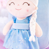 Gloveleya Soft Plush Princess Doll Backpack – Kids Manor Series | Cute Plush Backpack for Girls & Baby Shower Gift