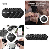 4–8 Pack ISOOCO Smart Item Finder – Bluetooth GPS Locator Tags Compatible with iOS Find My for Keys, Cars & Luggage