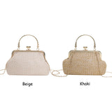 Handmade Chain Woven Shell-Shaped Handbag – Elegant Casual Women’s Underarm Bag for Travel, Street Style & Daily Outfits