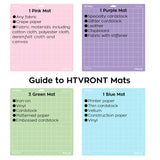 HTVRONT 3-Pack 12×12″ PVC Adhesive Cutting Mats – Mixed Colors for Cricut & DIY Machines