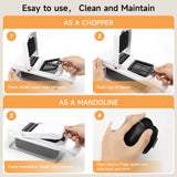 Multifunctional Vegetable & Fruit Chopper with Container – 13-in-1 Slicer, Dicer, Onion Mincer for Kitchen Prep 🍅🔪