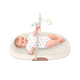 Baby Changing Pad – Cushioned Foam, Wipe-Clean, Contoured Nursery Mat with Safety and Comfort Design (Oat)