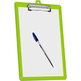 3-Pack A4 Letter Size Clipboards with Low-Profile Clip & Side Rulers for School and Office
