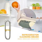 Flexible Stainless-Steel Pipe & Tube Cleaner Brush Set – Reusable Nylon Bristles for Drains, Refrigerator Lines & More 🧼