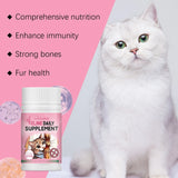 Cat Mood Relaxer Micronutrient Tablets – Nutritional Vitamin Supplement for Balanced Diet & Stress Relief in Cats