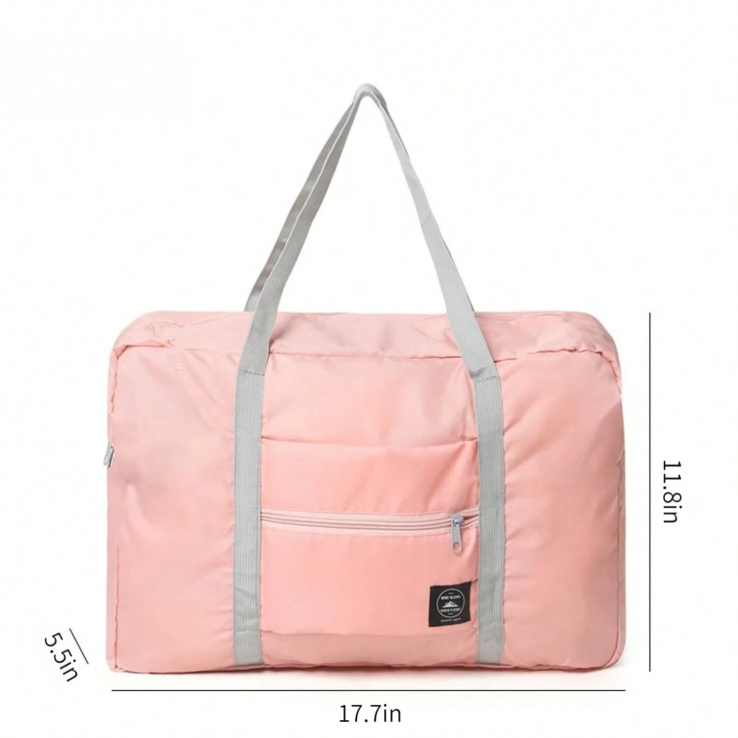 Foldable travel duffel bag – lightweight waterproof tote, large-capacity carry-on luggage bag for gym, sports, vacation & weekend trips