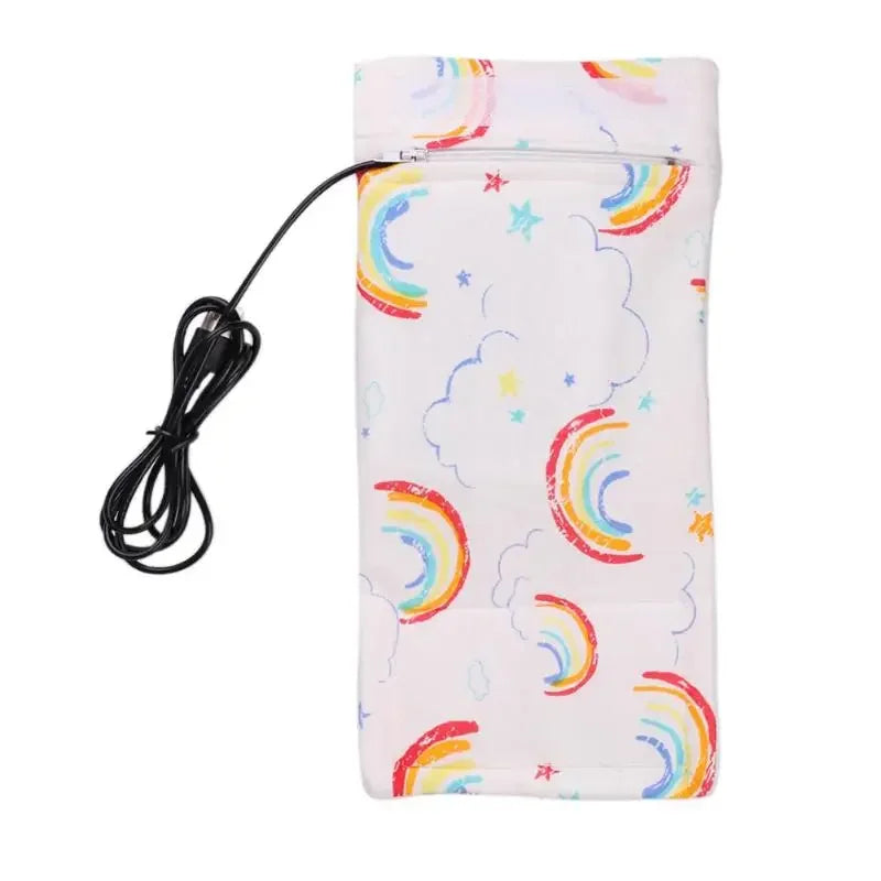 Portable USB Baby Bottle Warmer – Milk Heater with Storage & Insulation for Feeding On-the-Go 🍼⚡👶