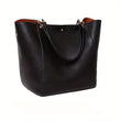 2-Piece Retro Tote Bag Set – Large-Capacity Women’s Shoulder Handbags, Simple & Stylish Design for Daily Use and Travel