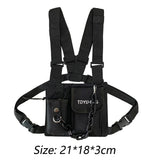 Sports Chest Bag – Large-Capacity Tactical Fanny Pack | Adjustable Breathable Chest Pouch for Workouts & Outdoor Exercise