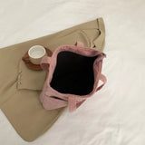 Women’s Corduroy Handbag – Large Capacity Satchel Shopping Bag (Multifunctional)