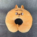 “ 7-color soft plush U-shaped neck pillow – cute & cozy travel cushion for children and adults, office & sleep support ”