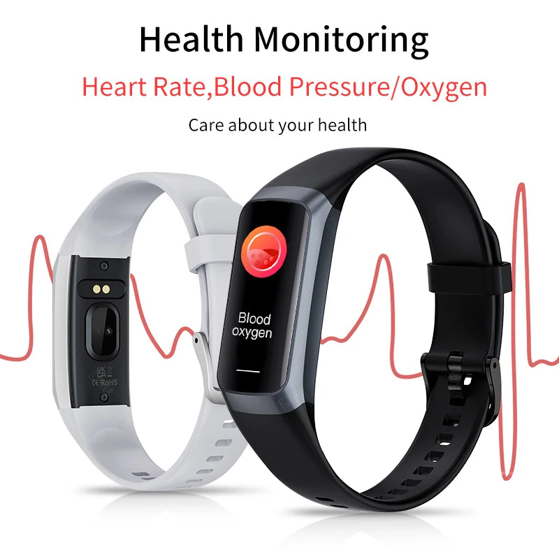 “LIGE 2025 AMOLED Smart Watch – Waterproof Fitness Tracker with Heart Rate & Blood Monitoring, Sport Smart Bracelet for Men & Women”
