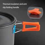 3-Piece Camping Cookware Set – Portable Non-Stick Pot, Pan & 1.1L Kettle Kit for Outdoor Cooking & Survival 🍳🔥