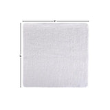 18-Pack Quick-Dry Cotton Washcloth Bundle – Ultra Absorbent White Face & Body Towels