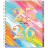 Teacher Lesson Planner 2025–2026 – Weekly & Monthly Academic Planner with Colorful Tabs (July 2025–June 2026) 📚