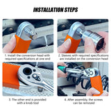 Professional Drive Ratchet Wrench – Multifunctional Household & Repair Tool for Air Conditioning & Refrigeration 🛠️✨