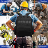 Heavy-Duty Tool Backpack for Men – Professional Tool Storage with 3 Removable Pouches | Electrician, Plumber & Maintenance Organizer Bag