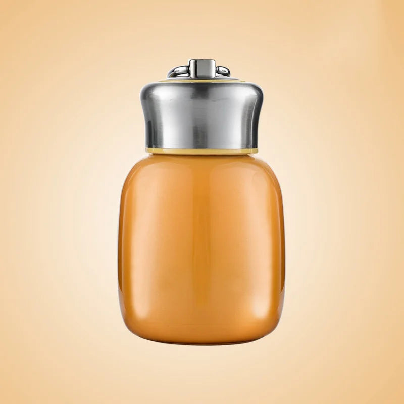 Mini Stainless Steel Vacuum Flask 200 ml – Portable Insulated Coffee & Travel Bottle