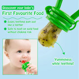 Baby Fruit Feeder Pacifier – 2 Pack Mesh Teething Toys for Infants, Safe Food Feeder for Appetite Stimulation & Gum Relief