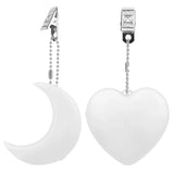 Heart-Shaped LED Purse Light – Touch Sensor Moon Bag Light with Clip, Portable Hanging Handbag Night Lamp, Gifts for Women