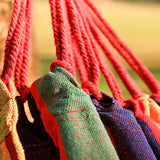 Outdoor Multi-Functional Hammock – Colorful Anti-Flip Garden Leisure Hammock with Tree-Friendly Straps