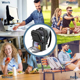 “Insulated Backpack Lunch Bag with USB Port – Waterproof Leak-Proof Cooler Case”