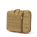Tactical MOLLE Admin Utility Pouch – Laser-Cut Horizontal EDC Tool Bag | Outdoor Modular Waist Pack