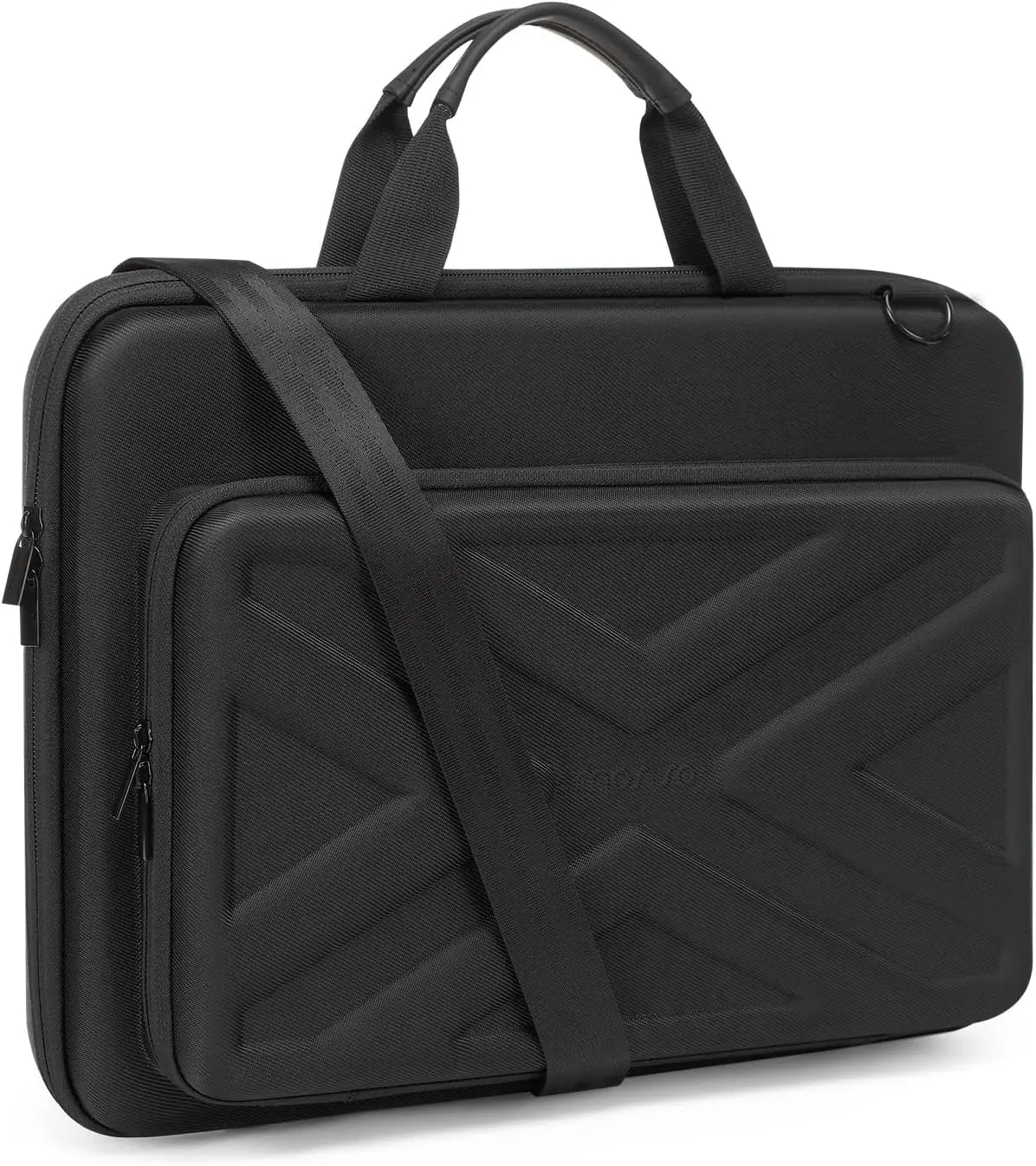 Hard Shell Waterproof Laptop Shoulder Bag (13–17 Inch) – Shockproof Case for MacBook Air/Pro M1–M4, HP, Dell, Lenovo, ASUS