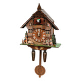 Cuckoo Wooden Wall Clock with Pendulum – Retro Hanging Clock for Bedroom, Living Room & Office Décor