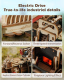 “Robotime ROKR Tractor Locomotive – 3D Wooden Puzzle Steam Engine Model Kit for Adults & Kids”