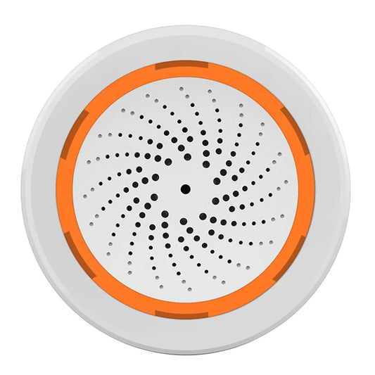 Smart Tuya Zigbee Alarm Siren – 90dB Sound & Light Home Security System with App & Remote Control