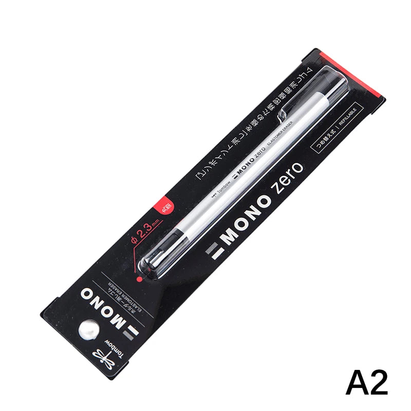 Tombow MONO Zero Mechanical Eraser – Refillable Pen-Style Precision Eraser