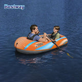 Bestway 61142 Heavy-Duty Inflatable Kayak for 1-3 Persons – Durable PVC Adventure Boat