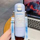 480ml Sanrio Stainless Steel Insulated Water Bottle – Hello Kitty, Kuromi, Cinnamoroll & My Melody