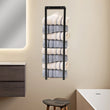 Wall-Mounted Towel Rack – Folded Large Towels & Washcloth Holder (Self-Adhesive)