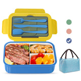 Kids Microwave-Safe Lunch Box Food Warmer – Leakproof Split PP Plastic Lunch Container