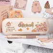 Capybara Large‑Capacity Pencil Case – Dirt-Resistant, Portable Cartoon Pencil Bag for School & Office