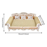 Miniature Sofa-Style Cardboard Cat Scratcher & Lounger – Vintage European Design