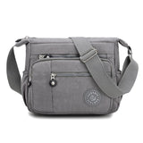 Women’s Nylon Waterproof Crossbody Bag — Multi-Pocket Travel Messenger & Shoulder Purse