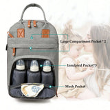 Diaper Bag Backpack with Pacifier Case – Maternity Baby Nappy Changing Bag | Newborn Essentials & Baby Registry Gift