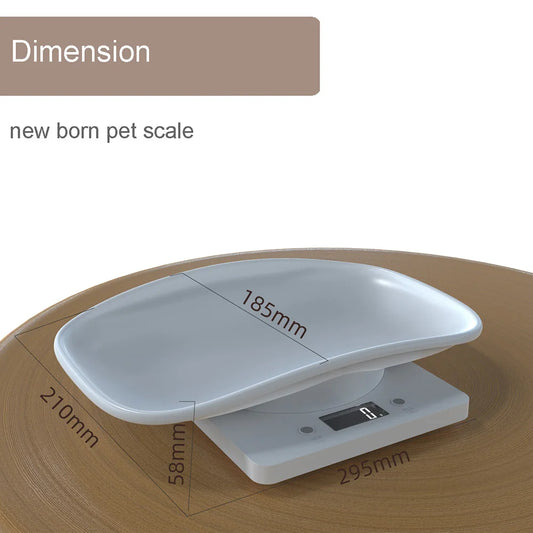 Small Animal & Kitchen Scale – Multifunction Digital Scale for Pets, Food & More (Max 22 lbs / 10kg)
