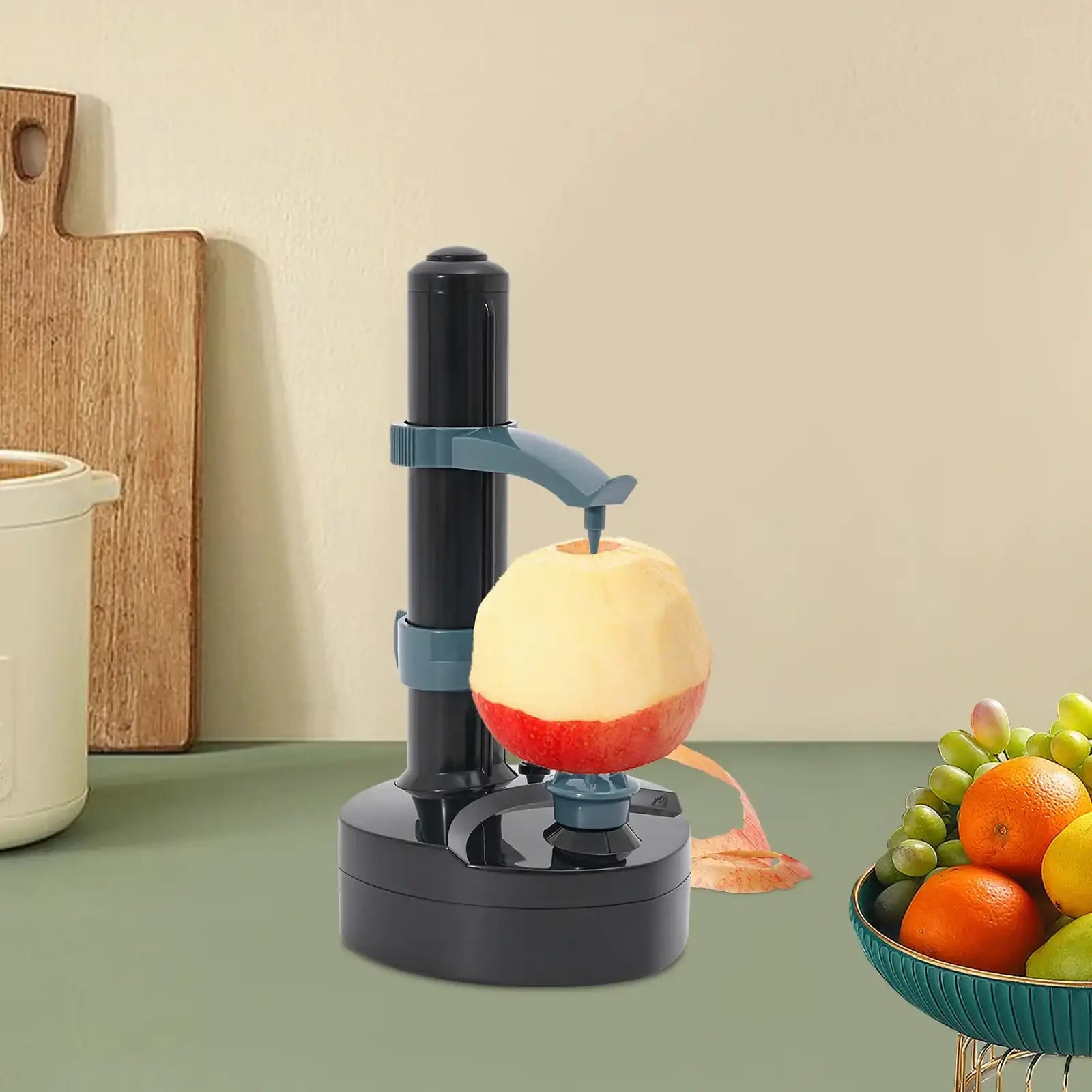 Automatic Electric Fruit & Potato Peeler – Multi-Function Kitchen Tool for Veggies & Fruits