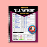 Monthly Bill Organizer – Budgeting & Payment Tracking Notebook for Financial Planning 📒