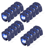 20‑Pack Black-on-White Plastic Label Tape (12 mm) – Compatible with Dymo LetraTag LT‑100H, LT‑100T, P15, Q30 & More