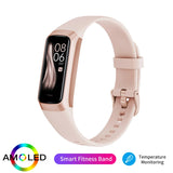 “LIGE 2025 AMOLED Smart Watch – Waterproof Fitness Tracker with Heart Rate & Blood Monitoring, Sport Smart Bracelet for Men & Women”