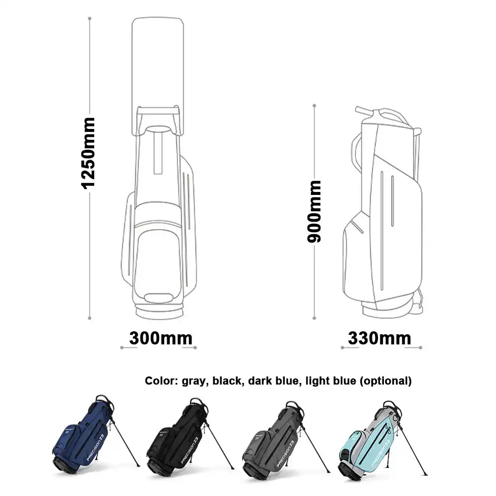 Portable Golf Stand Bag with Bracket Support – Lightweight Carry Bag with Stand and Strap